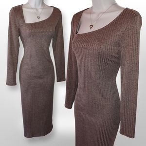 A New Day Ribbed Knit Dress, Size Small S